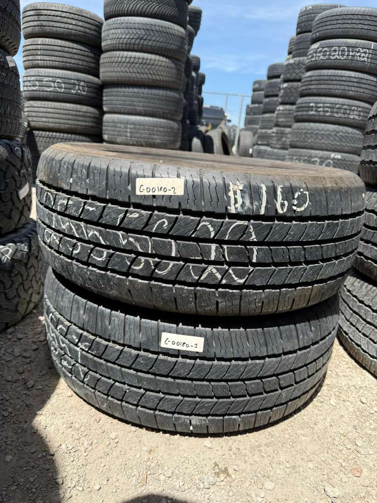 255/50R20 Pair (2 Used Tires) National Commando HTS