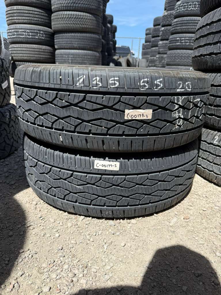 235/55R20 Pair (2 Used Tires) Mazama Open Range HTS