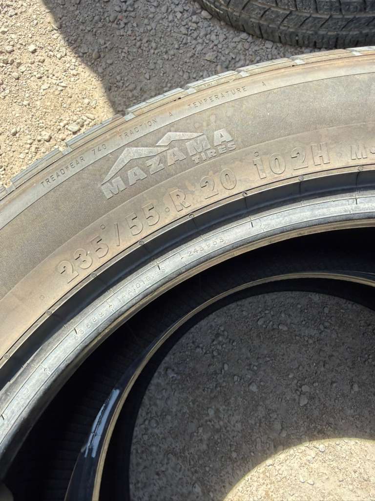 235/55R20 Pair (2 Used Tires) Mazama Open Range HTS