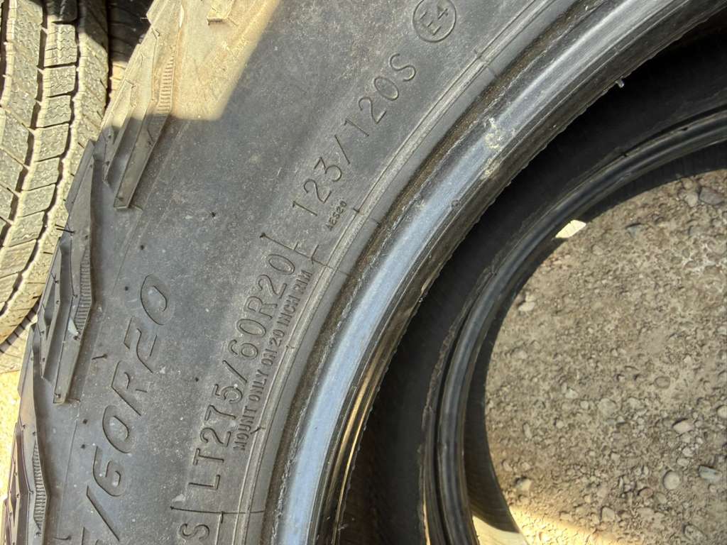 LT275/60R20 Pair (2 Used Tires) Hercules Terra Trac AT