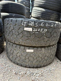 LT285/60R20 Pair (2 Used Tires) Toyo Open Country A/T III
