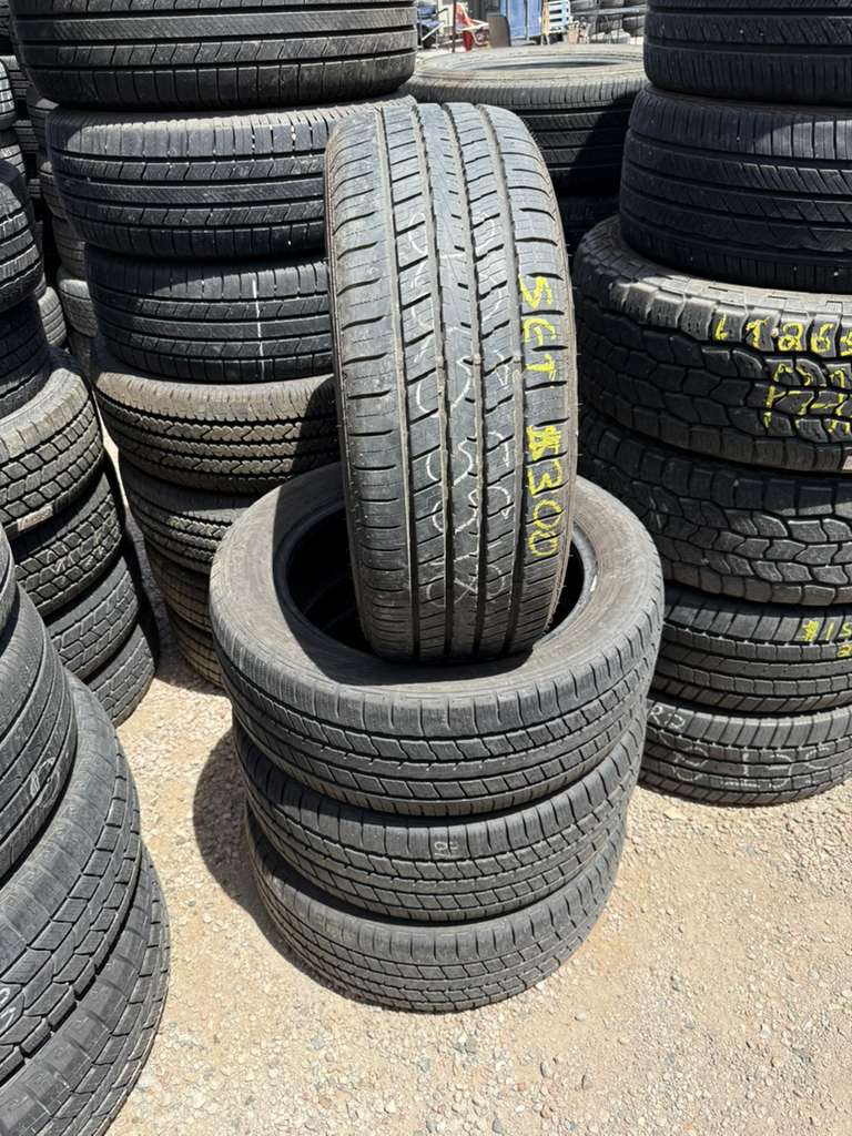 225/55R18 Set (4 Used Tires) Falken G Pro 5