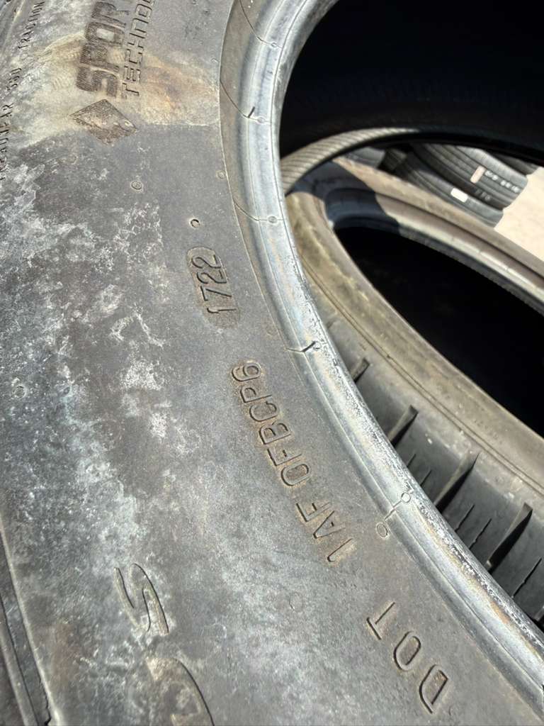 245/50R18 (3 Used Tires) Continental Extreme Contact