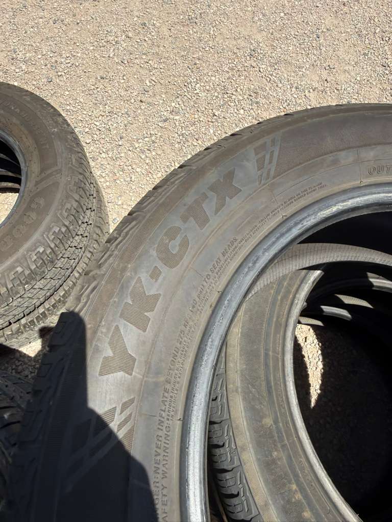225/60R18 Set (4 Used Tires) Yokohama YKCTX