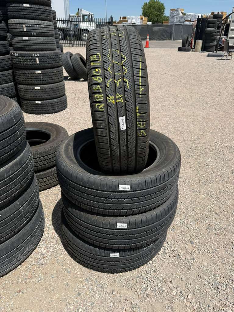 225/60R18 Set (4 Used Tires) Yokohama YKCTX