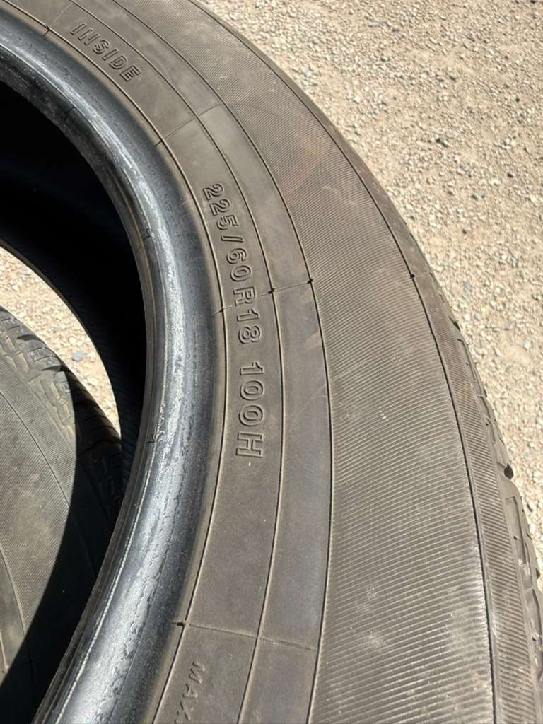 225/60R18 Set (4 Used Tires) Yokohama YKCTX