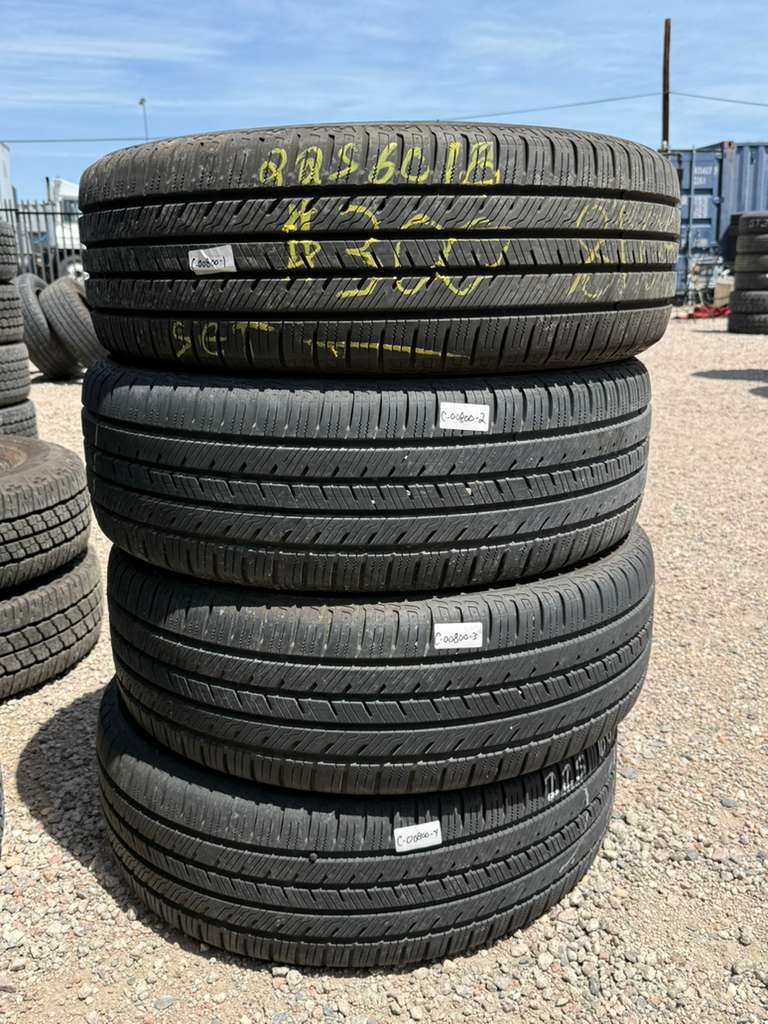 225/60R18 Set (4 Used Tires) Yokohama YKCTX
