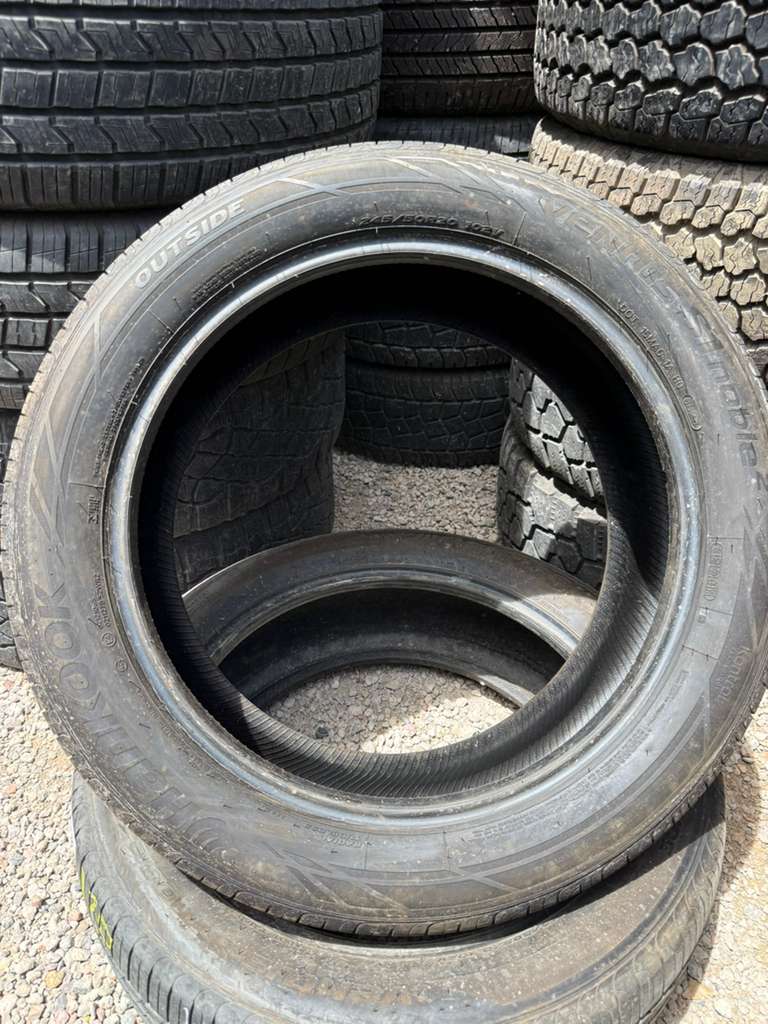 245/50R20 Pair (2 Used Tires) Hankook Ventus S1 Noble