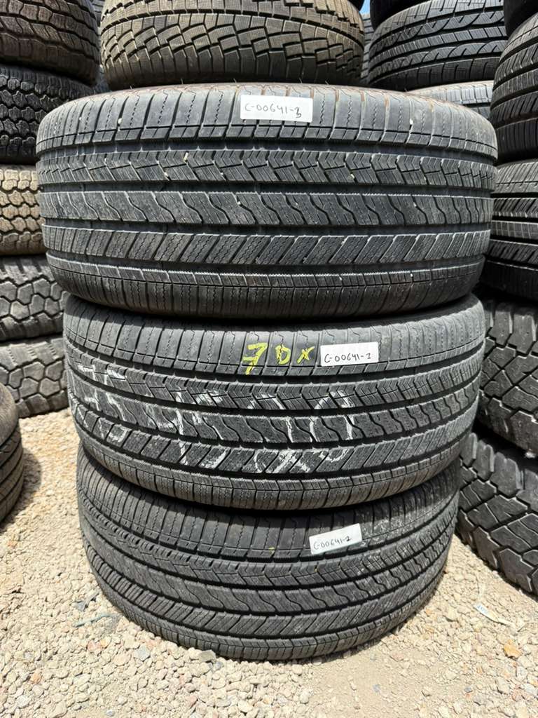 275/45R20 Pair (2 Used Tires) Bridgestone Alenza Sport A/S