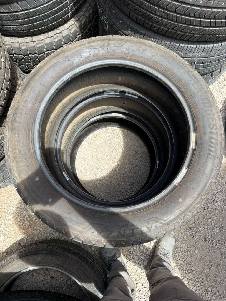 275/45R20 Pair (2 Used Tires) Bridgestone Alenza Sport A/S