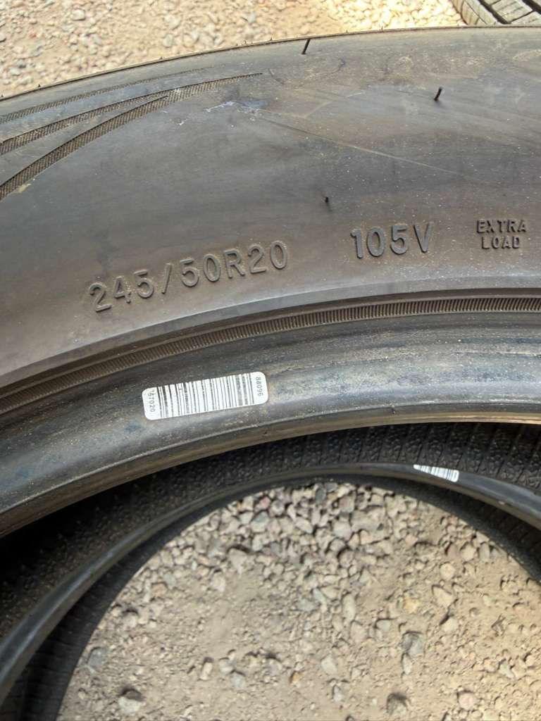 245/50R20 Pair (2 Used Tires) Fortune Climaflex 4S