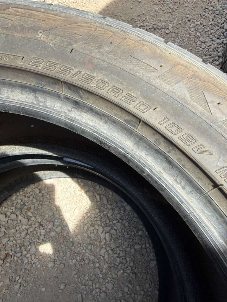 255/50R20 Pair (2 Used Tires) Falken Pro G5 CSV