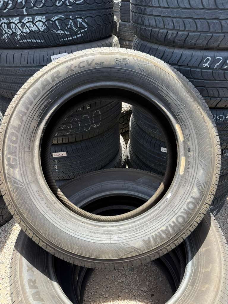 265/60R20 Set (4 Used Tires) Yokohama Geolandar X-CV