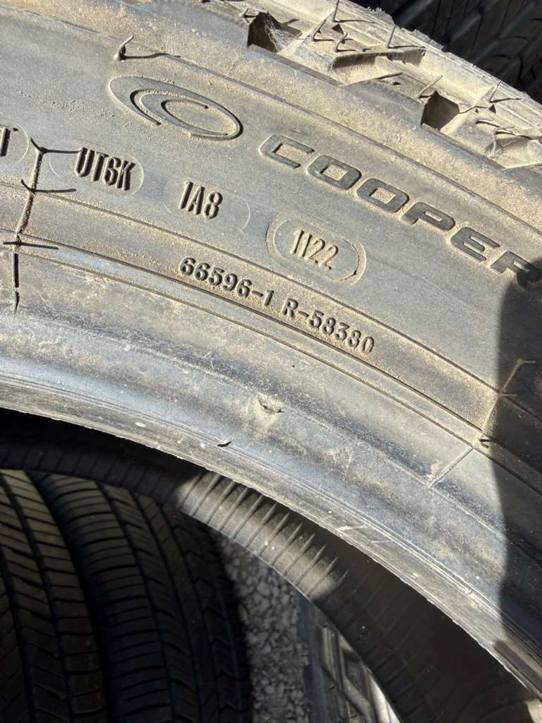 LT265/60R20 Pair (2 Used Tires) Cooper Discoverer S/T Maxx