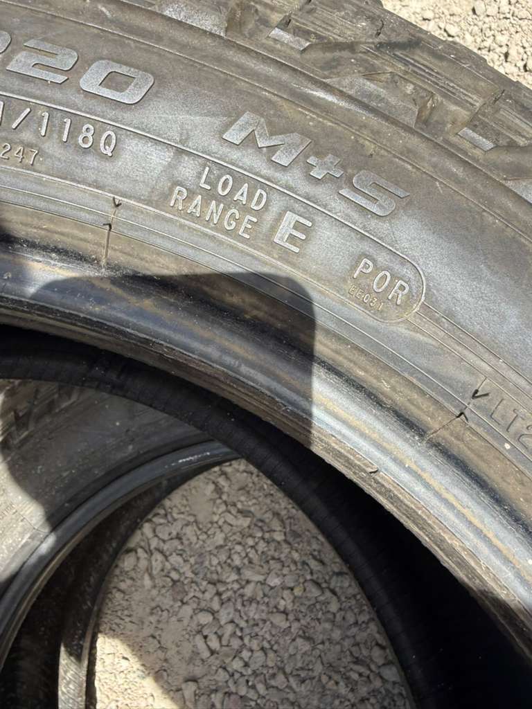 LT265/60R20 Pair (2 Used Tires) Cooper Discoverer S/T Maxx