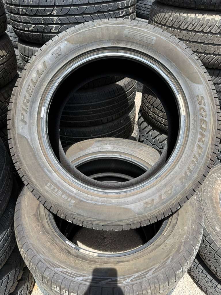 275/60R20 Set (4 Used Tires) Pirelli Scorpion ATR