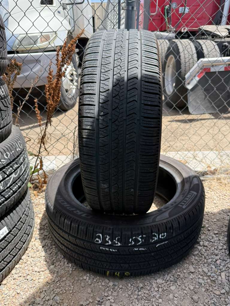 235/55R20 Pair (2 Used Tires) Pirelli Scorpion AS Plus 3