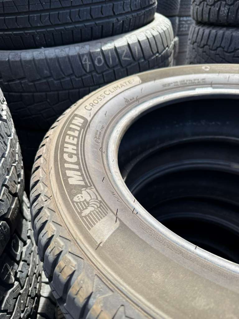 235/60R18 Pair (2 Used Tires) Michelin Crossclimate2