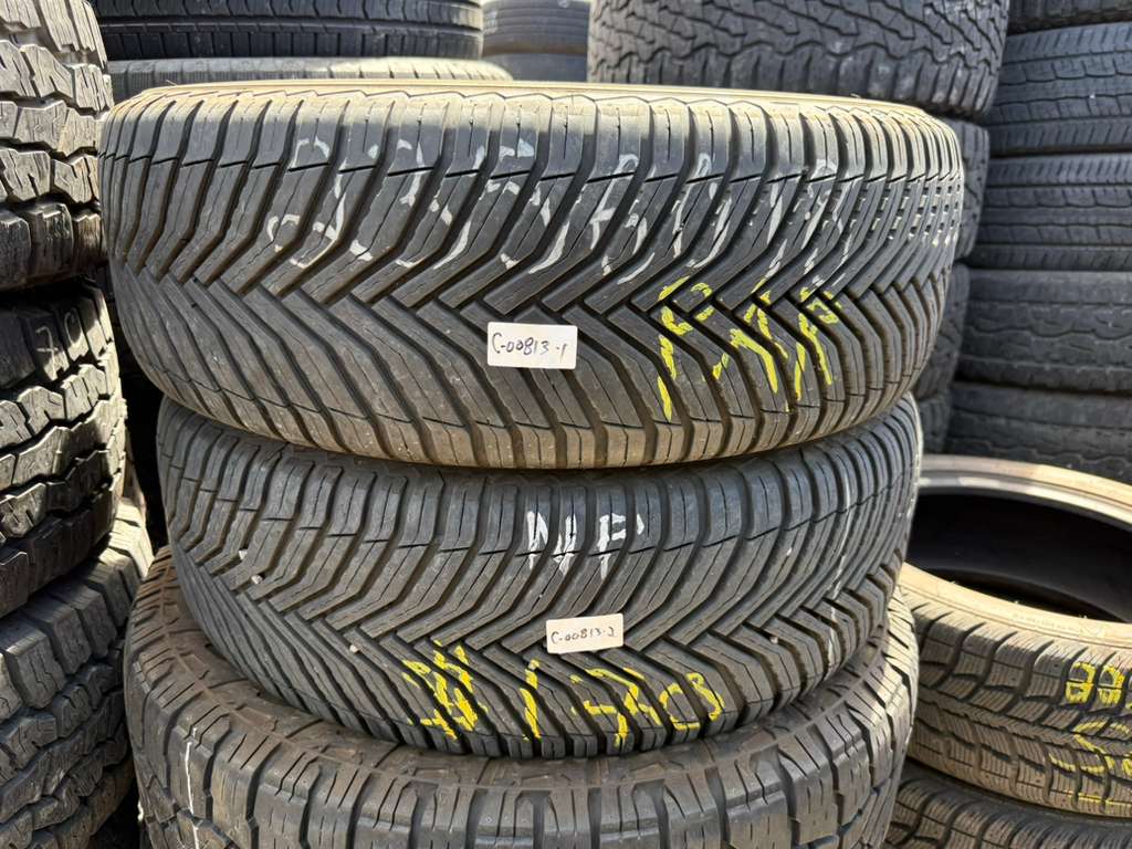 235/60R18 Pair (2 Used Tires) Michelin Crossclimate2