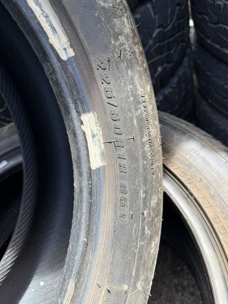 225/50R18 Set (4 Like New Tires) Federal Himalaya WS2