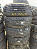 235/60R18 Set (4 Used Tires) Michelin Defender LTX