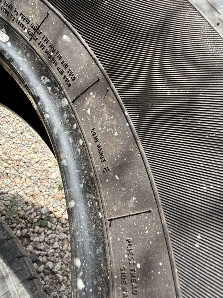 LT275/70R18 Pair (2 Used Tires) Firestone Transforce HT2