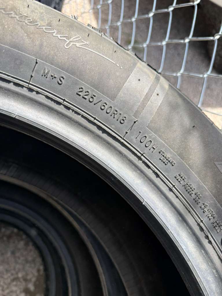 225/60R18 Pair (2 Used Tires) Mastercaft Courser Quest
