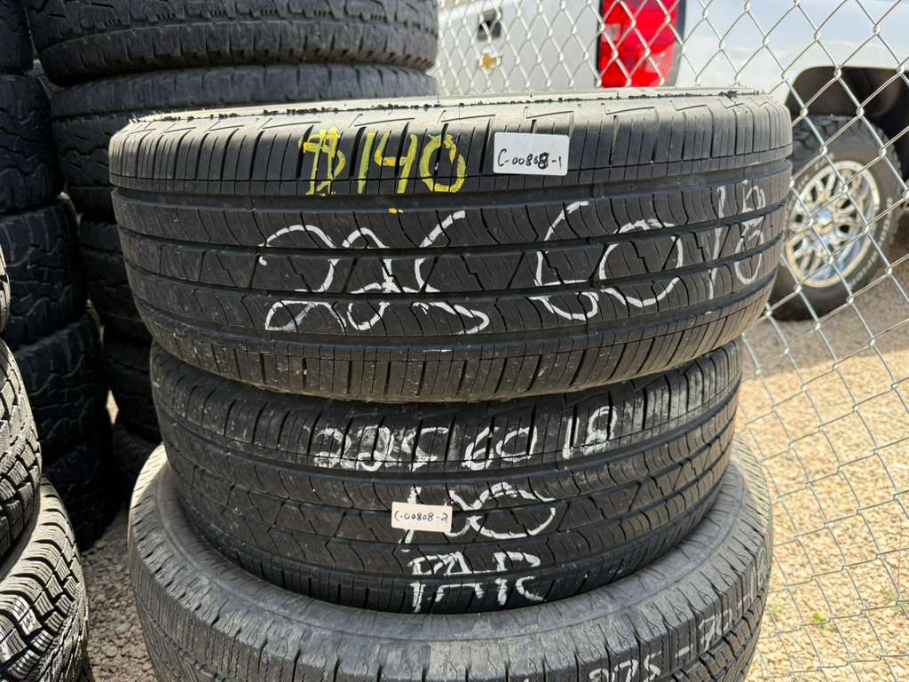 225/60R18 Pair (2 Used Tires) Mastercaft Courser Quest