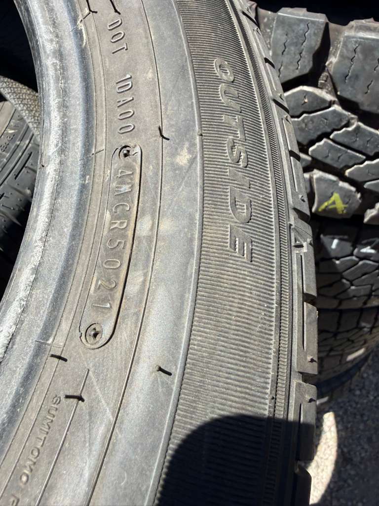 225/55R18 Pair (2 Used Tires) Falken Pro G5