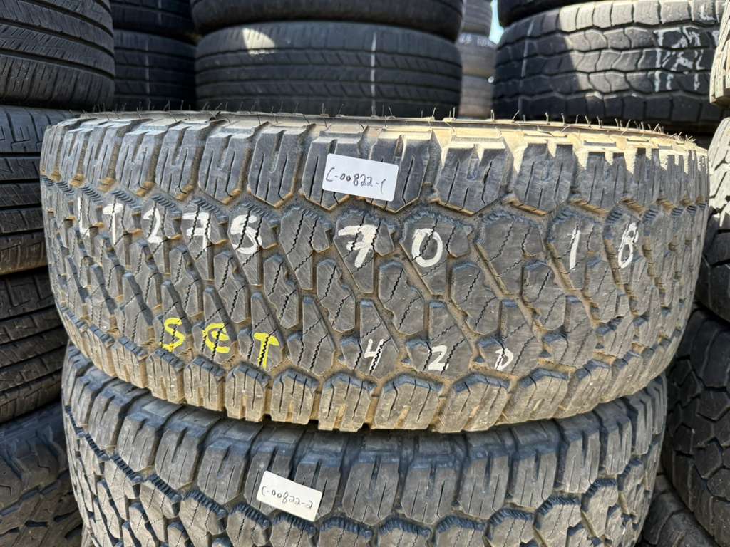 LT275/70R18 Set (4 Used Tires) Firestone Destination