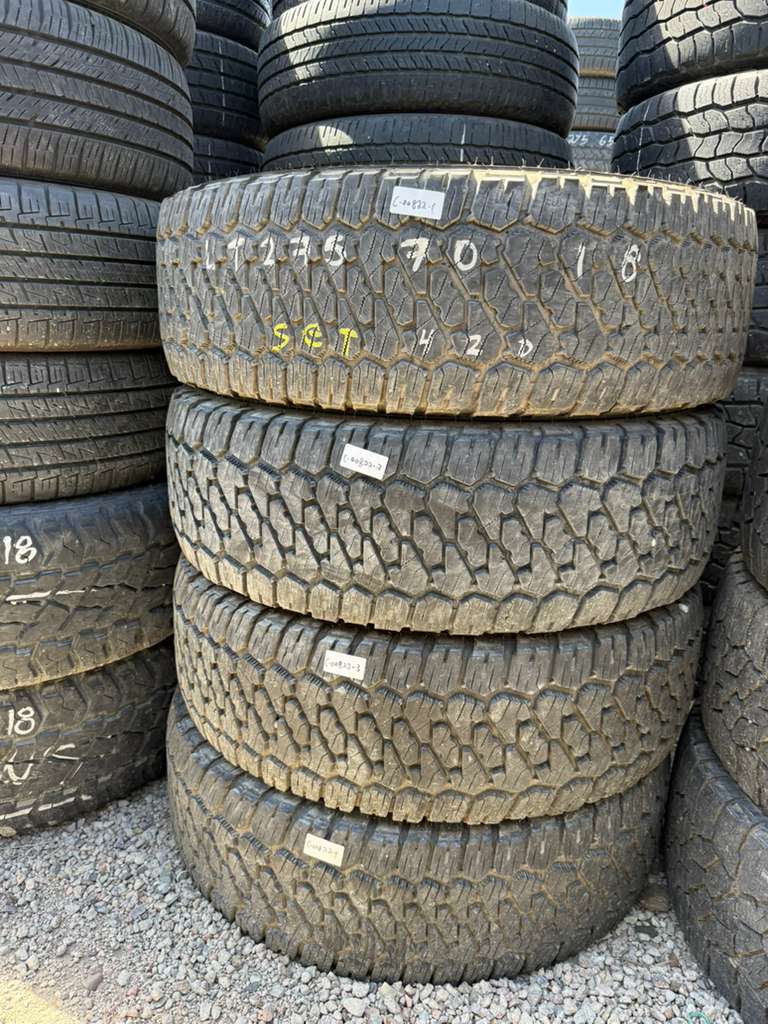 LT275/70R18 Set (4 Used Tires) Firestone Destination