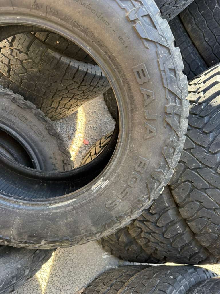 275/65R18 Pair (2 Used Tires) Mickey Thompson Baja Boss