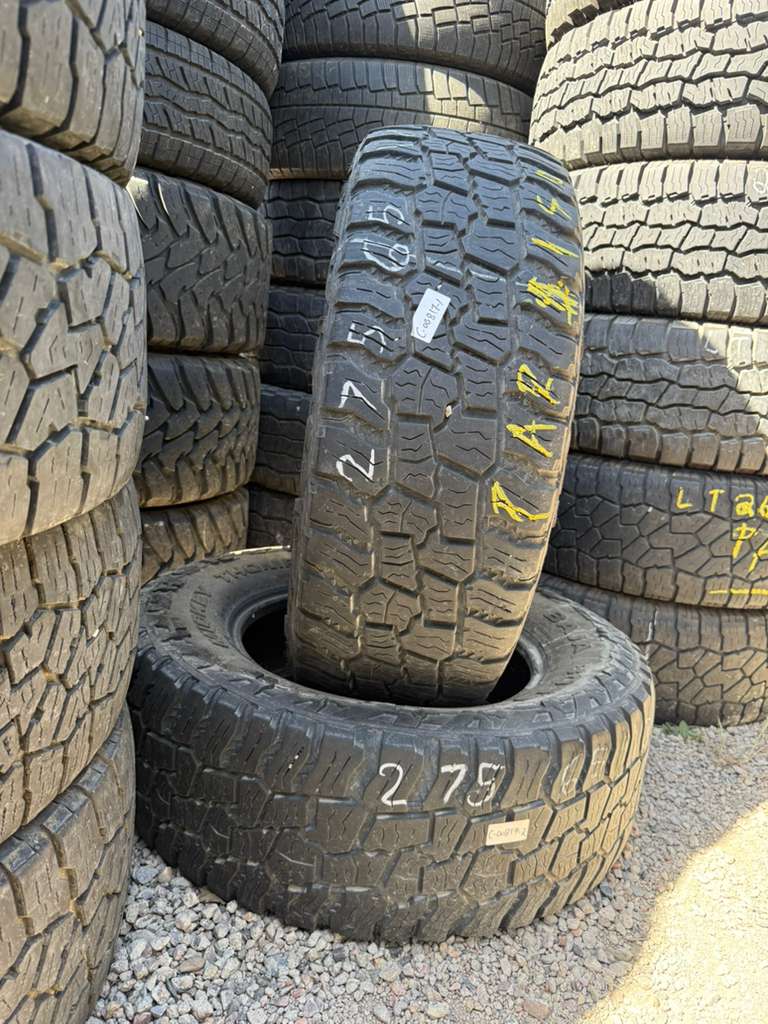 275/65R18 Pair (2 Used Tires) Mickey Thompson Baja Boss