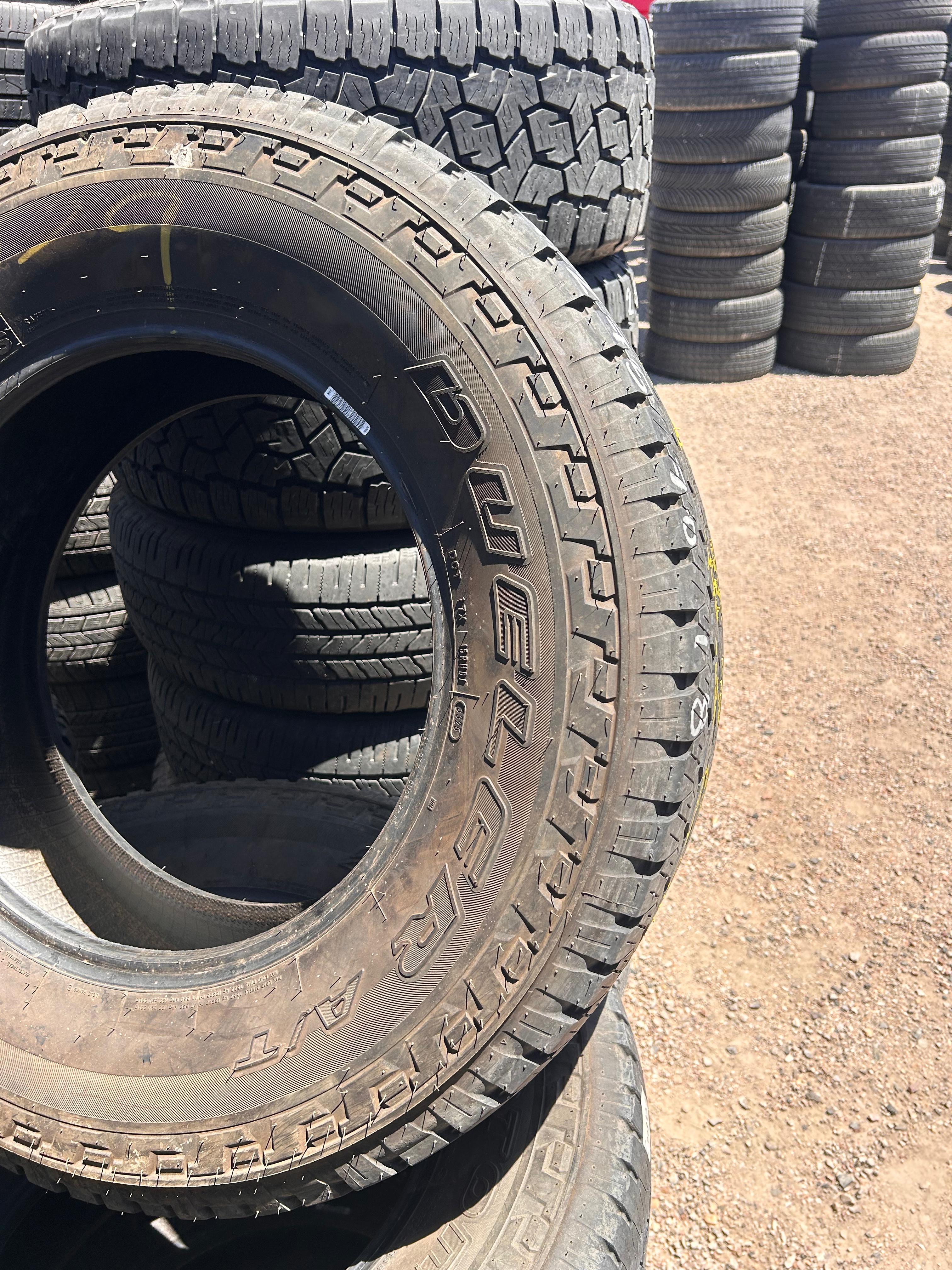 LT275/70R18 Set (4 Used Tires) Bridgestone Dueler AT
