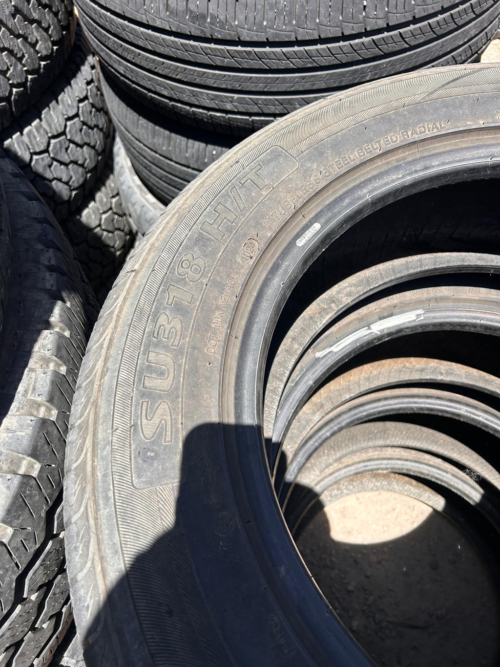 245/60R18 Pair (2 Used Tires) Westlake SU318 HT