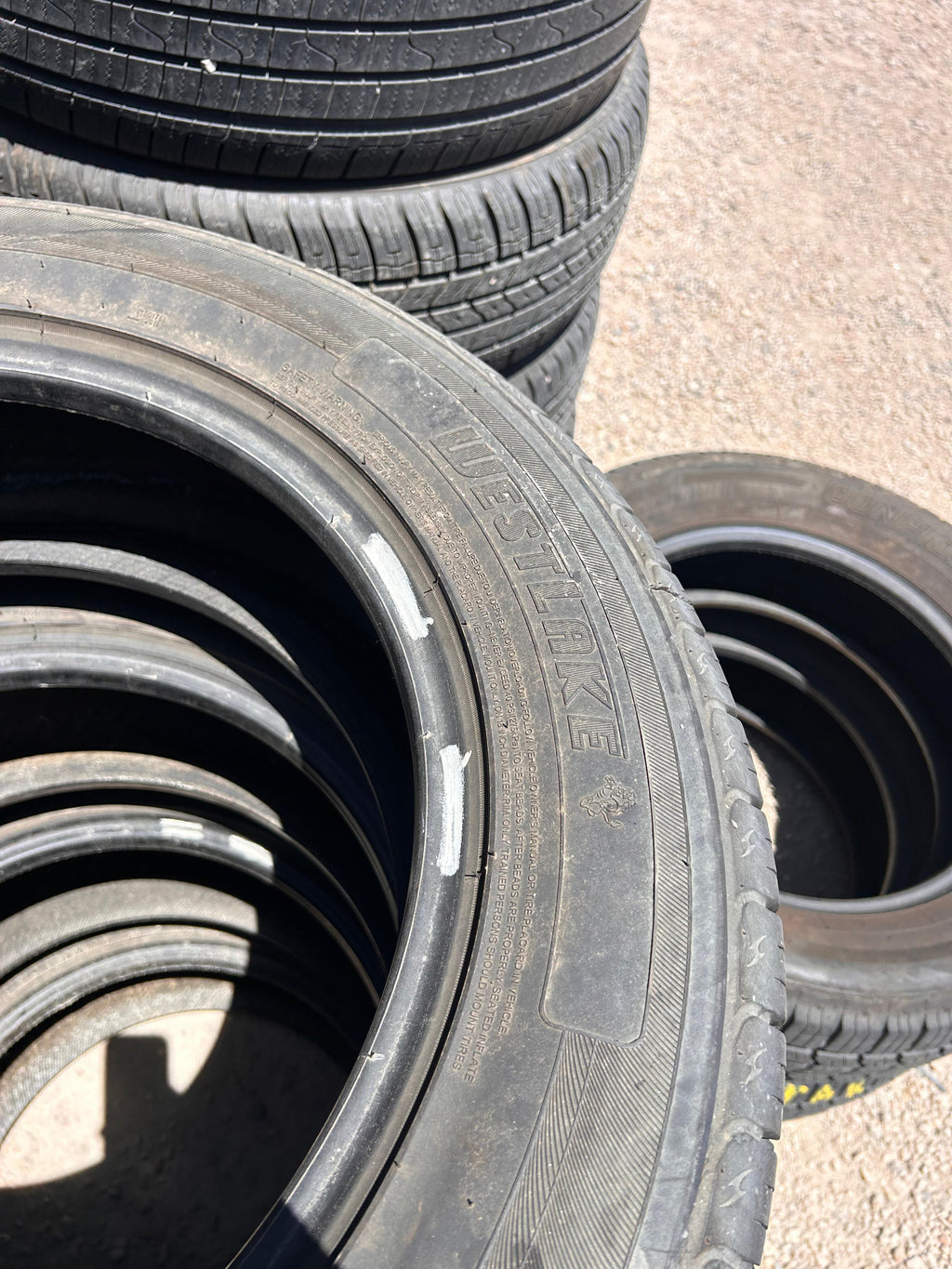 245/60R18 Pair (2 Used Tires) Westlake SU318 HT