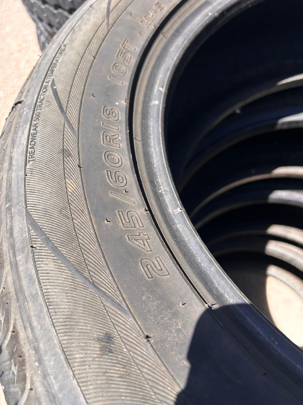 245/60R18 Pair (2 Used Tires) Westlake SU318 HT