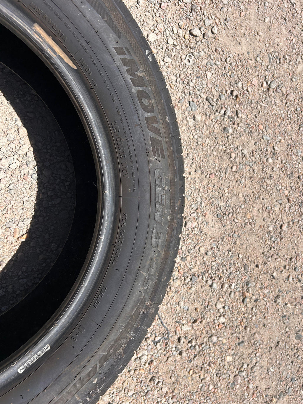 225/60R18 Pair (2 Like New Tires) Ironman Imovegen3