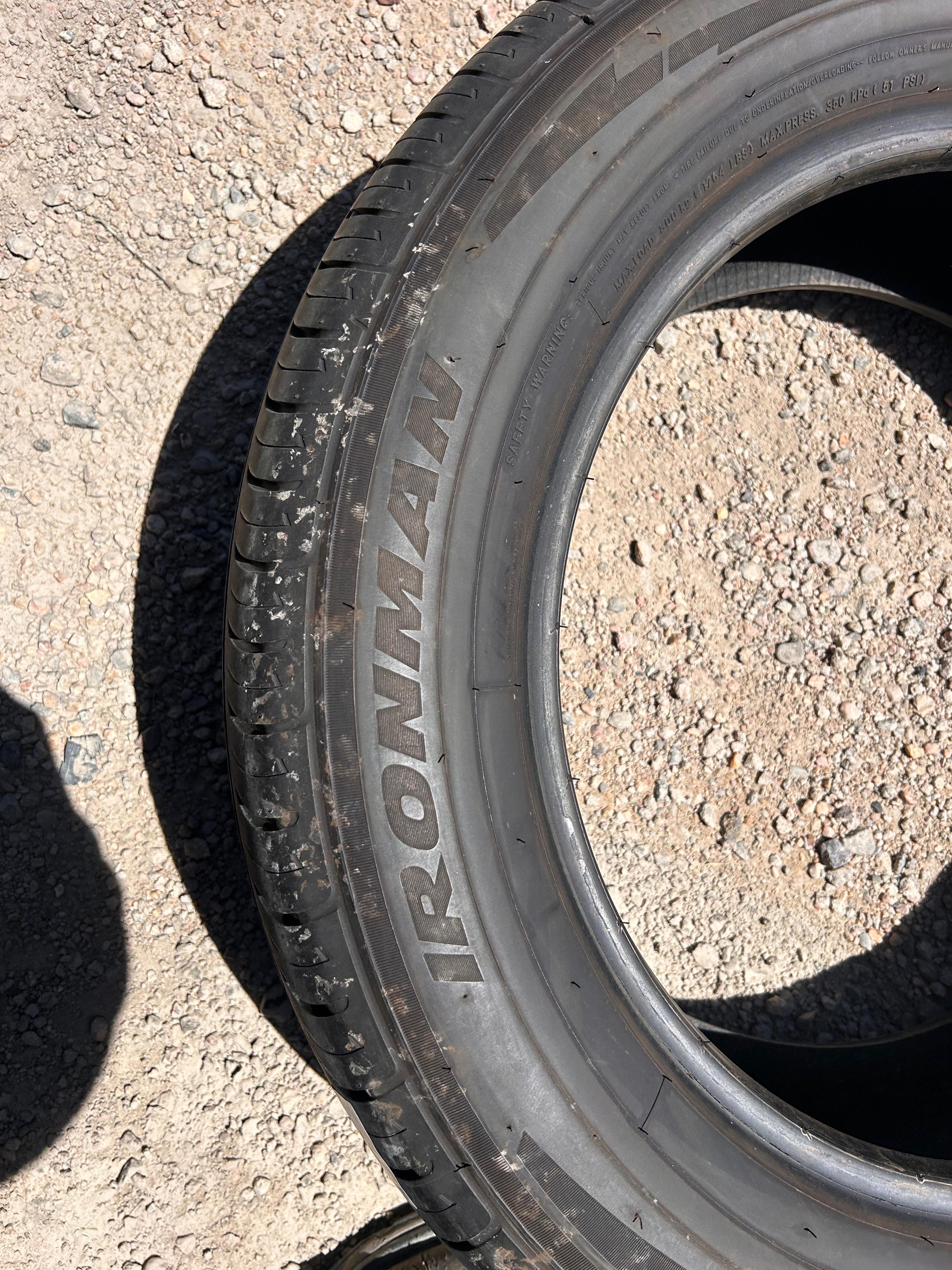 225/60R18 Pair (2 Like New Tires) Ironman Imovegen3
