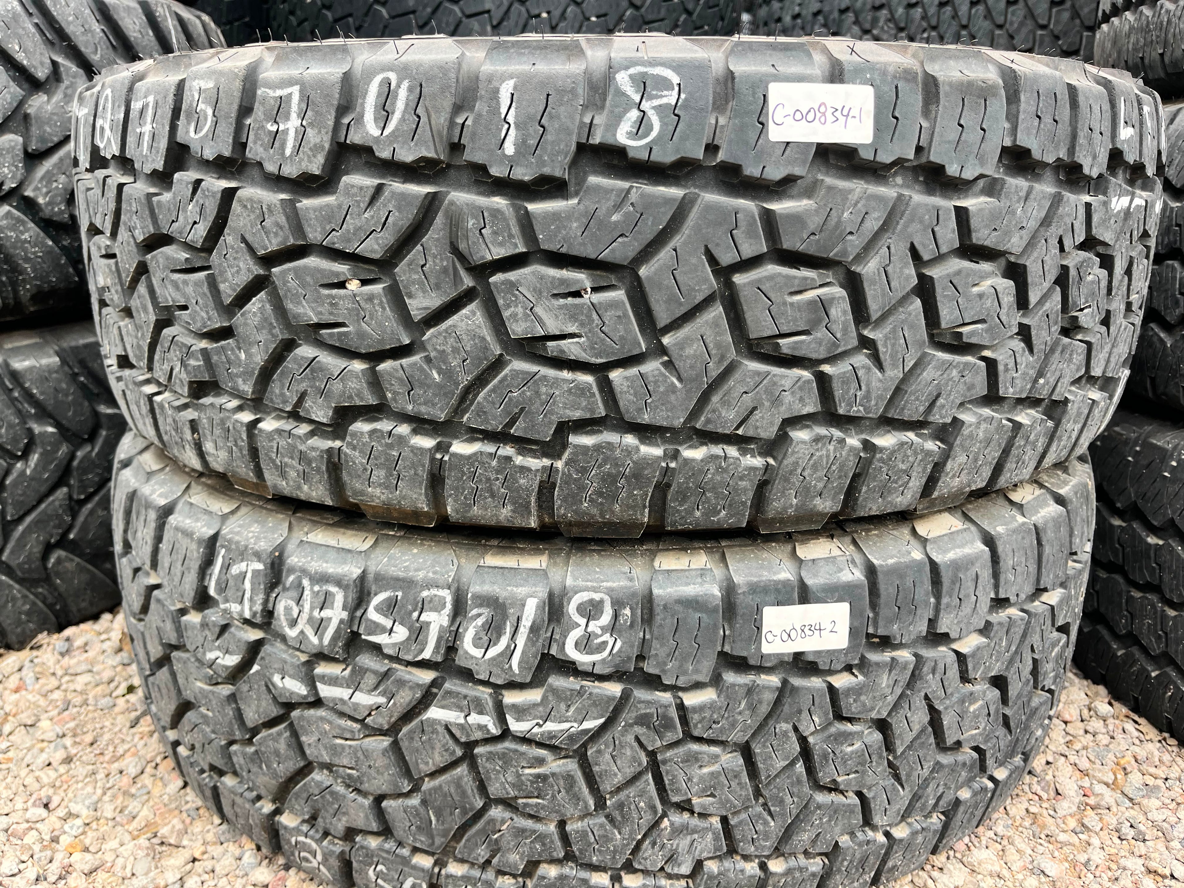 LT275/70R18 Pair (2 Like New Tires) Open Country A/T III Toyo Tires