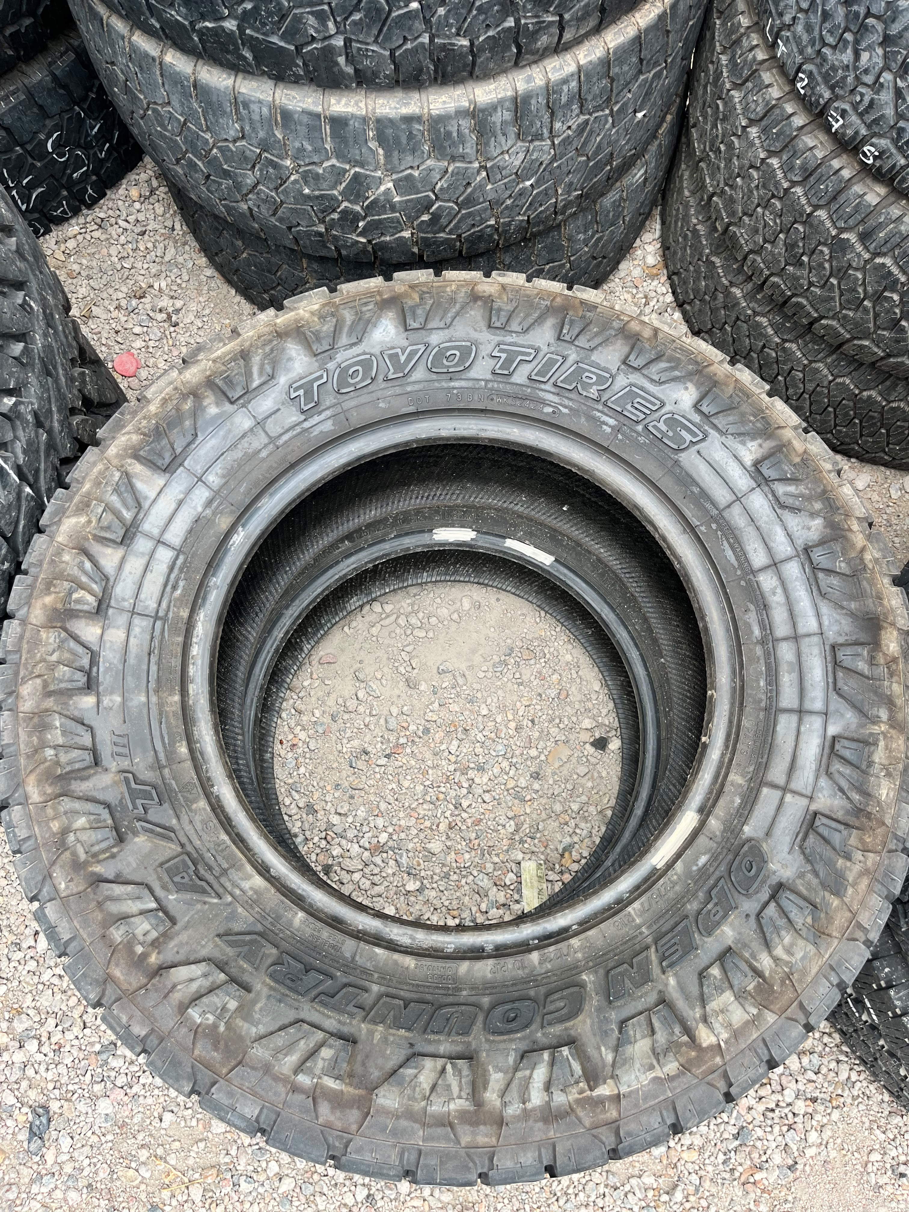 LT275/70R18 Pair (2 Like New Tires) Open Country A/T III Toyo Tires