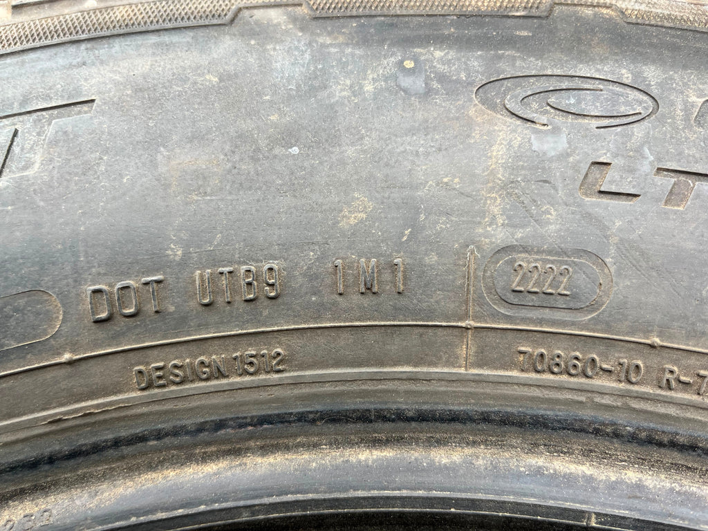 LT275/65R18 Set (4 Used Tires) Cooper Discover AT3