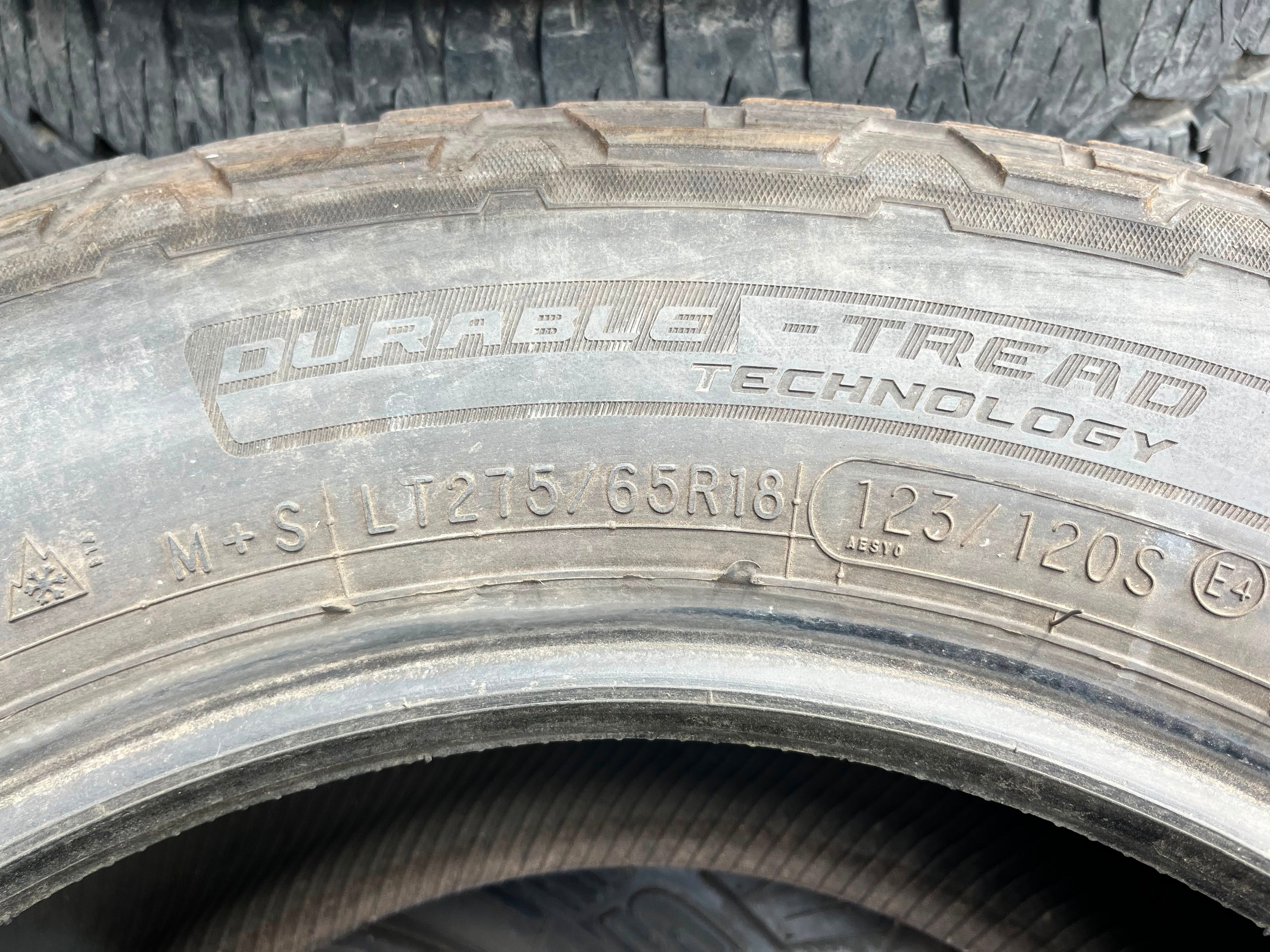 LT275/65R18 Set (4 Used Tires) Cooper Discover AT3