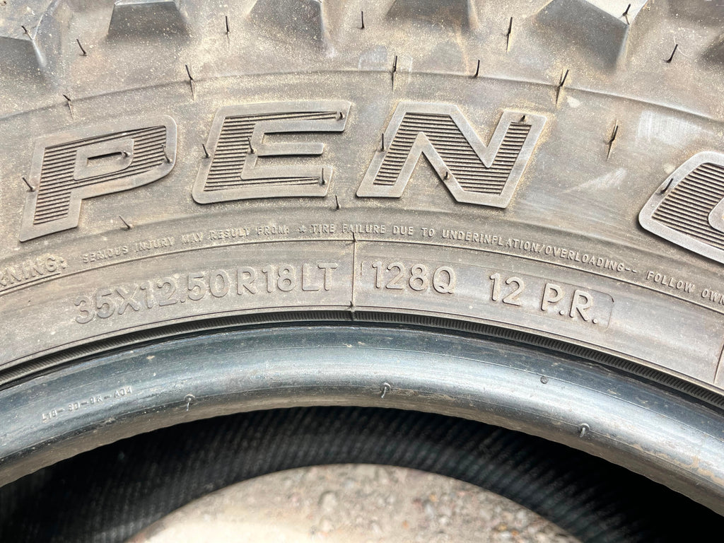 LT35x12.50R18 (3 Used Tires) Open Country  Toyo