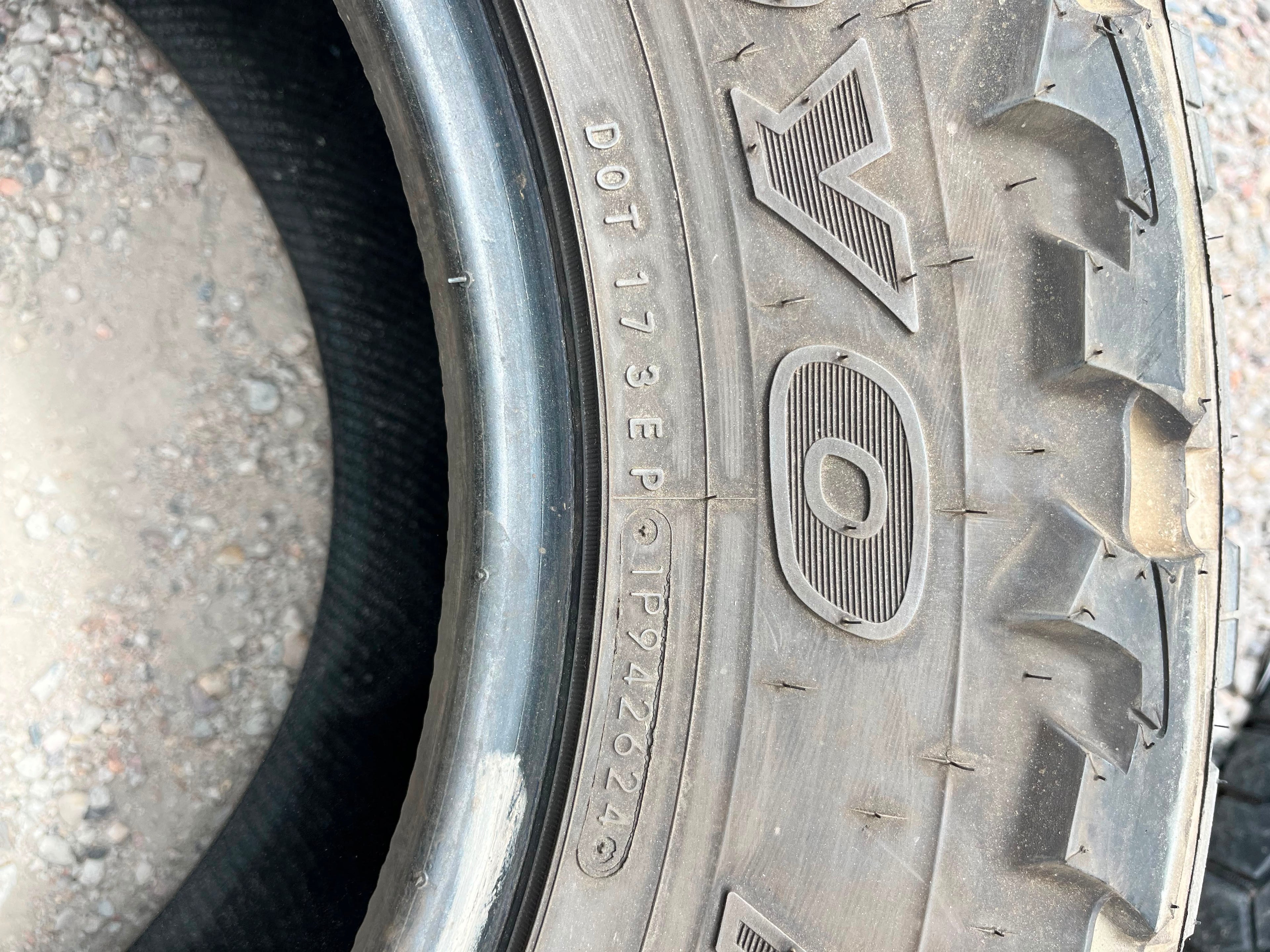 LT35x12.50R18 (3 Used Tires) Open Country  Toyo
