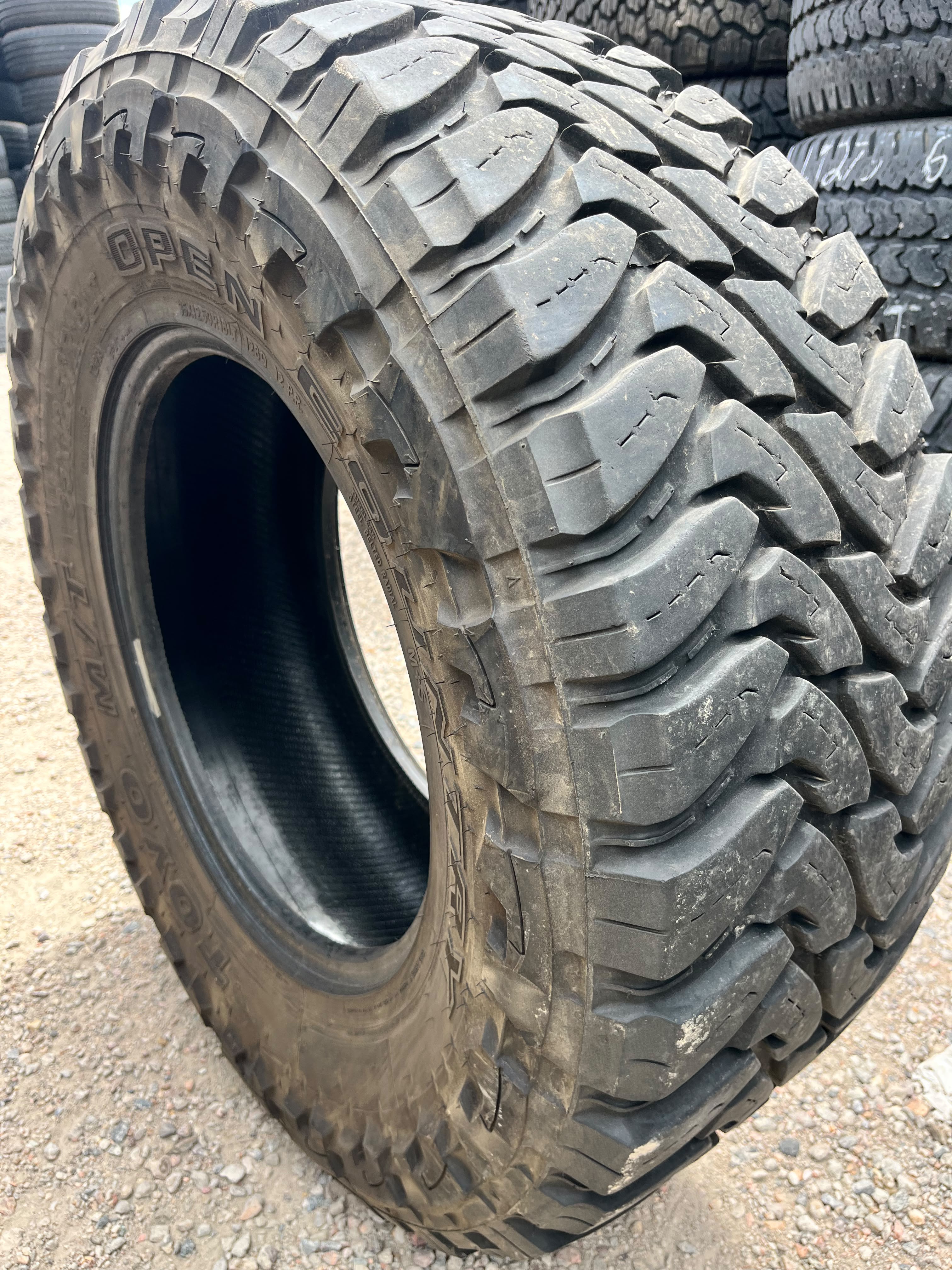 LT35x12.50R18 (3 Used Tires) Open Country  Toyo
