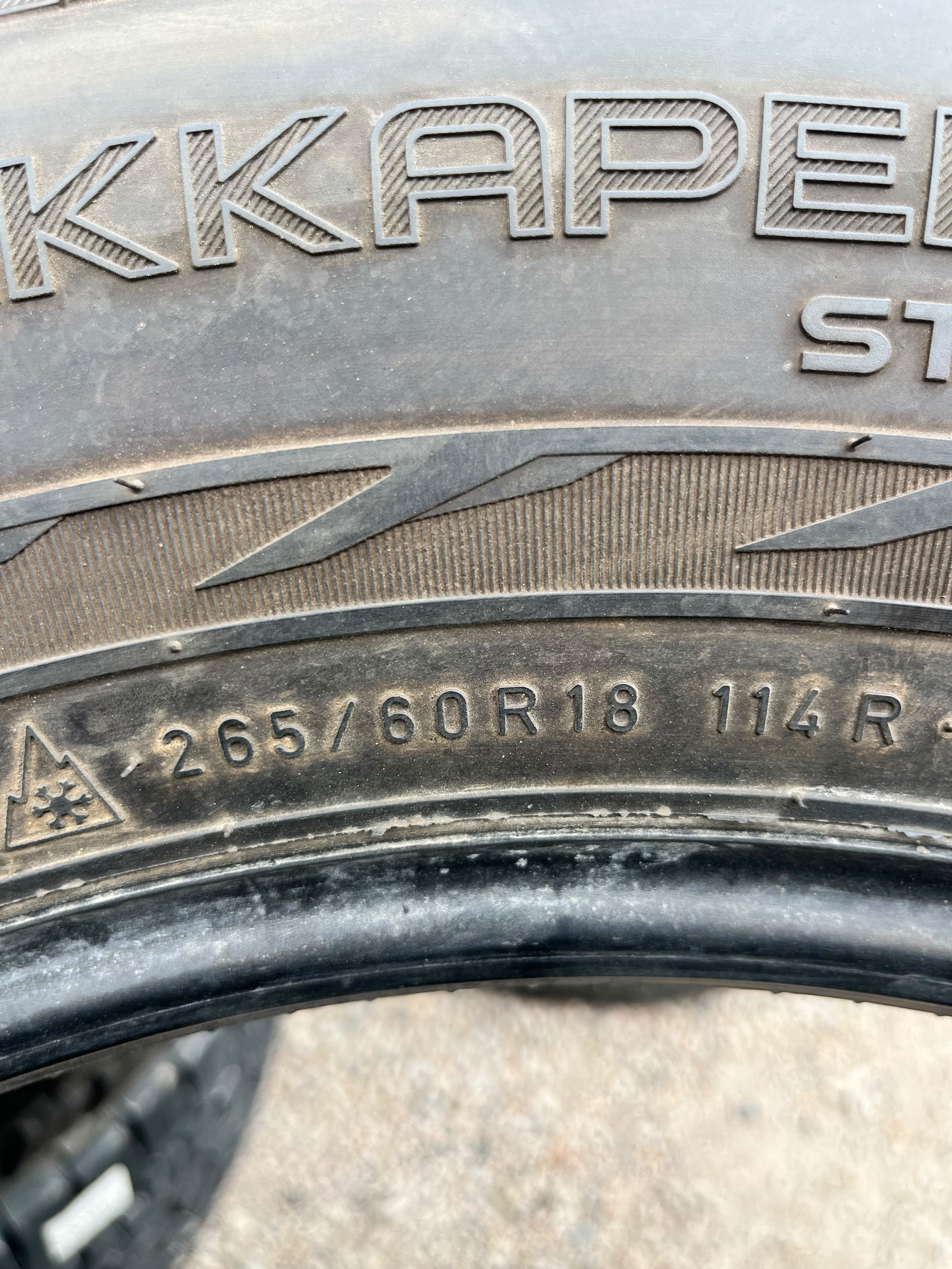 265/65R18 Pair (2 Used Tires) Nokia Hankapeliitta R2