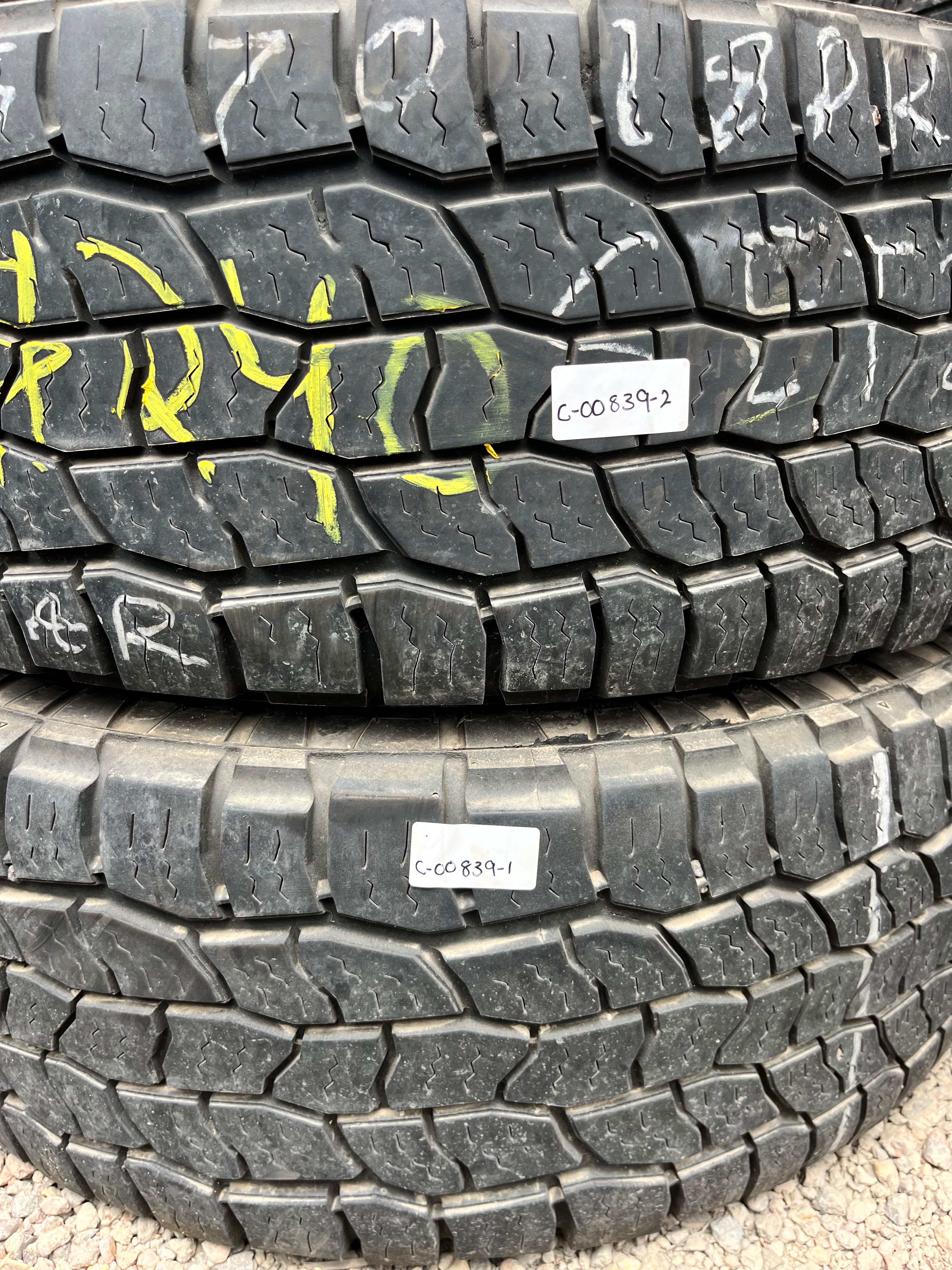 LT295/70R18 Pair (2 Used Tires) Cooper Discoverer AT3 XLT