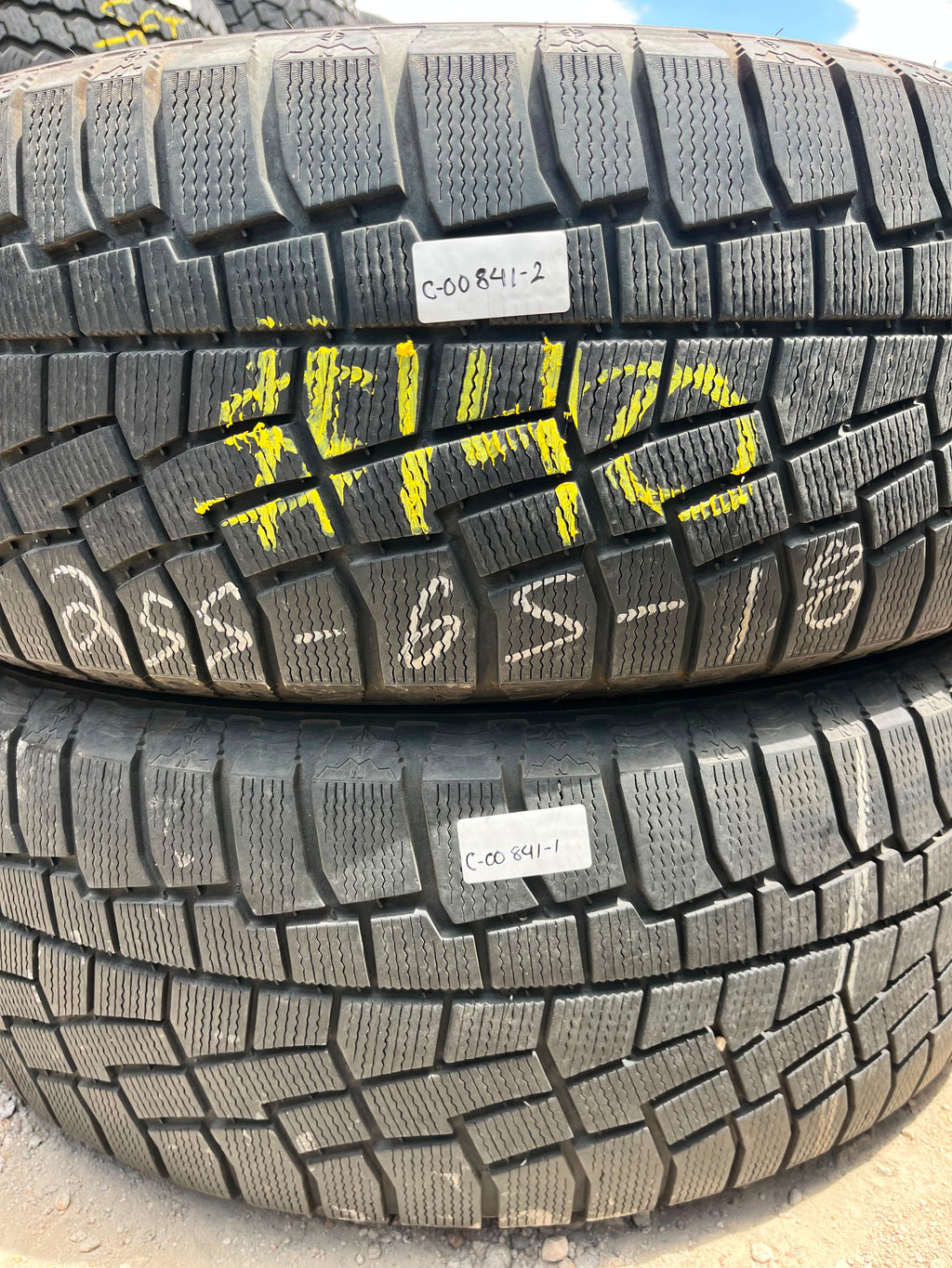 255/65R18 Pair (2 Used Tires) Cooper Discoverer True North