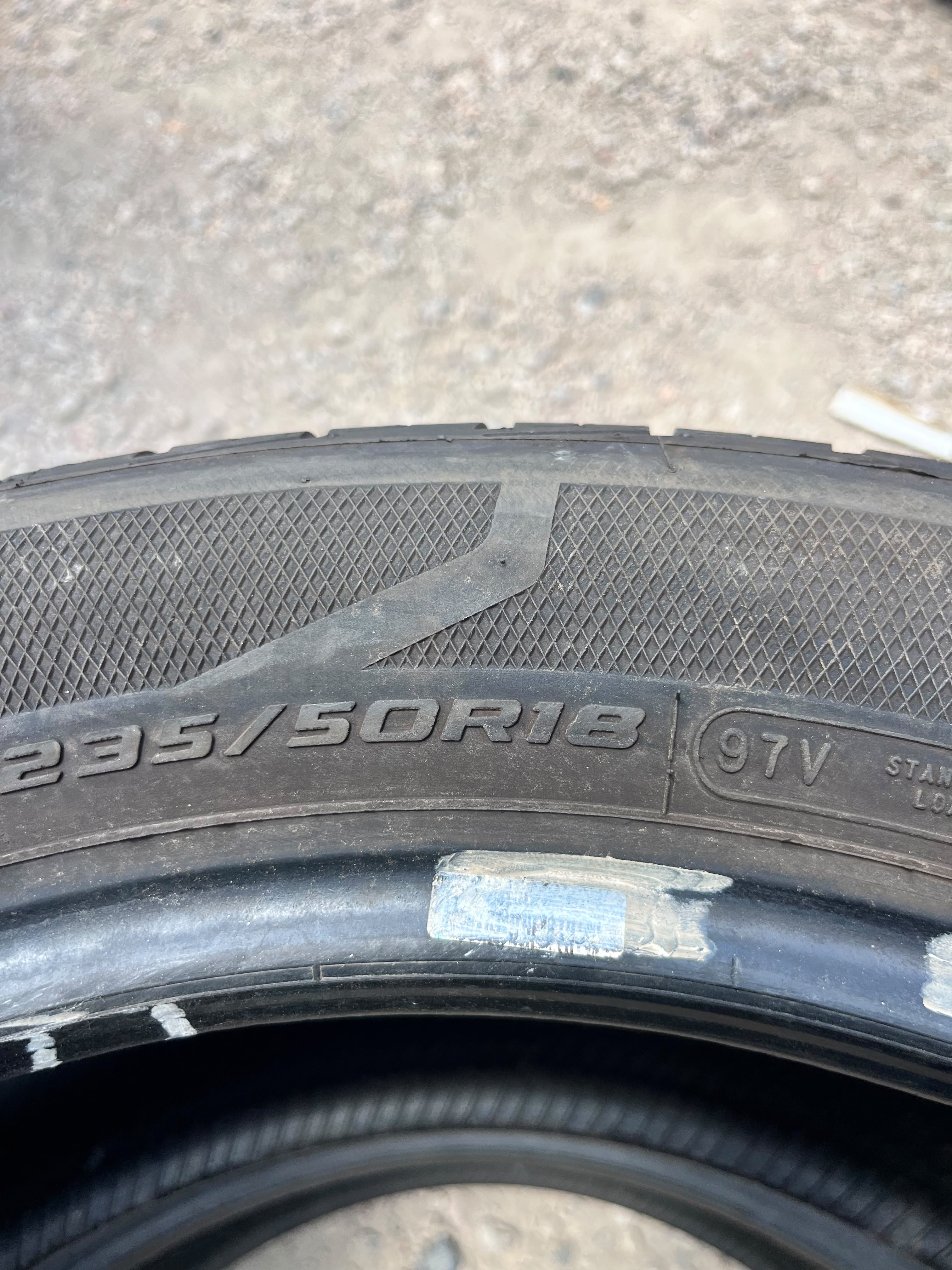 235/50R18 Pair (2 Used Tires) Cooper Discoverer Enduramax